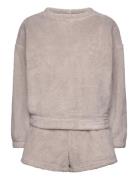 Pj Short Ls Fluffy Fleece Hunkemöller Beige