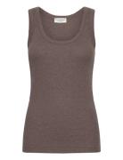 Bs Charlotte Regular Fit Top Bruun & Stengade Brown