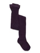 Cotton Rib Tights Mp Denmark Purple