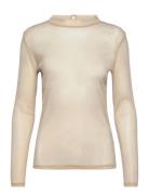 Delilasz Ls Blouse Saint Tropez Cream