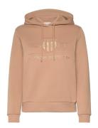 Reg Tonal Shield Hoodie GANT Brown