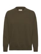 Superfine Lambswool C-Neck GANT Green