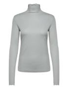 Rib Mock Neck Top Filippa K Grey