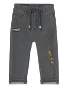 Denim Trousers Knit For Baby -Bci Boboli Grey