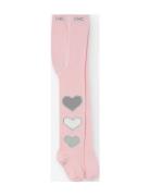 Thick Tights Hearts For Baby Girl -Bci Boboli Pink