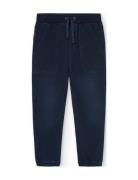 Fleece Denim Trousers For Boy -Bci Boboli Blue