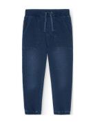 Fleece Denim Trousers For Boy -Bci Boboli Blue