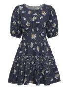 Poplin Mini Dress By Ti Mo Navy