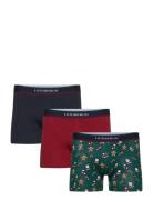 X-Mas Cotton Boxers 3-Packs Lindbergh Navy