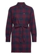 Tjw Check Shirt Dress Ext Tommy Jeans Navy