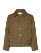 Quilted Cord Detailed Jacket GANT Khaki