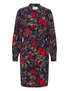 Rel Rose Print Dress GANT Navy