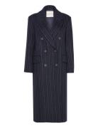 Pinstripe Wool Coat GANT Navy