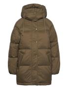 Mid Length Down Jacket GANT Khaki