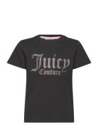 Diamante Fitted Tee Juicy Couture Black