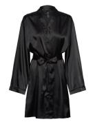 Satin Kimono Hunkemöller Black