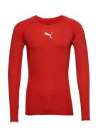 Liga Baselayer Tee Ls PUMA Red