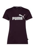 Ess Logo Tee PUMA Burgundy