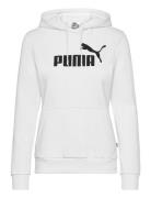 Ess Logo Hoodie Fl PUMA White