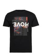 Photo Print T-Shirt Tom Tailor Black