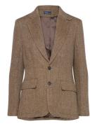 Herringb Linen-Blend Blazer Polo Ralph Lauren Brown