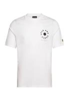 Football Wheel Graphic T-Shirt Lyle & Scott White