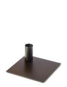 Square Candle Holder Novoform Brown