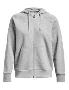 Ua Rival Fleece Fz Hoodie Under Armour Grey