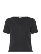 Muse Ss Tee Caviar Cotton/Poly LEVI´S Women Black