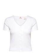 Muse Ss Tee White + Cotton/Pol LEVI´S Women White