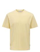 Onsfred Life Rlx Ss Tee Noos ONLY & SONS Yellow