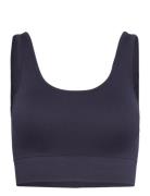 Soft Rib Seamless Crop Top Moonchild Yoga Wear Navy