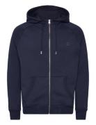 Brushed Back Full Zip Hoodie Timberland Navy