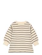 Striped Cotton Dress Mango Beige