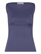 Boatneck Sleeveless Top Weekday Navy