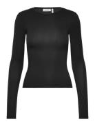 Slim Fitted Long Sleeve Weekday Black