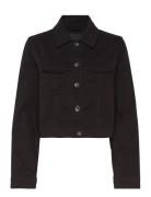 Cropped Twill Jacket Monki Black