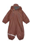 Pu Snow Suit 2 Zip Recycled Mikk-line Brown