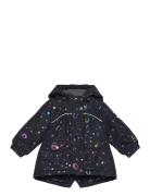 Polyester Baby Girls Jacket-Glitter Mikk-line Navy