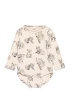 Body Ls Aop Sweat Minymo Cream