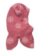 Balaclava Knit W. Pattern Minymo Pink