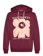 Luuppi Unikko Placement Marimekko Burgundy