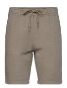 Linen Blend Herringb Short Lindbergh Green