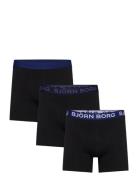 Cotton Stretch Boxer 3P Björn Borg Black