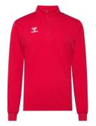 Hmlauthentic Half Zip Sweat Hummel Red