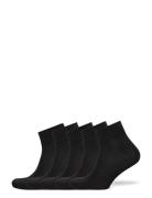 5-Pk Basic Running Socks ZEBDIA Black