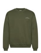 Crew Sweatshirt Les Deux Green