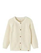 Nmnemlen Lin Ls Knit Card Lil Noos Lil'Atelier Cream