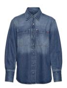 C_Cargo Shirt BOSS Blue