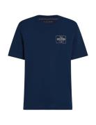 Monotype Printed Label Tee Tommy Hilfiger Navy